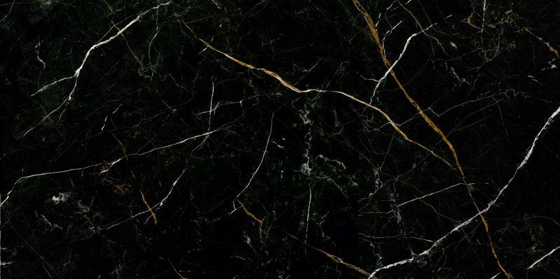 Керамогранит Meissen Keramik Royal Black черный полированный ректификат 59,8x119,8 RBL-GGP234