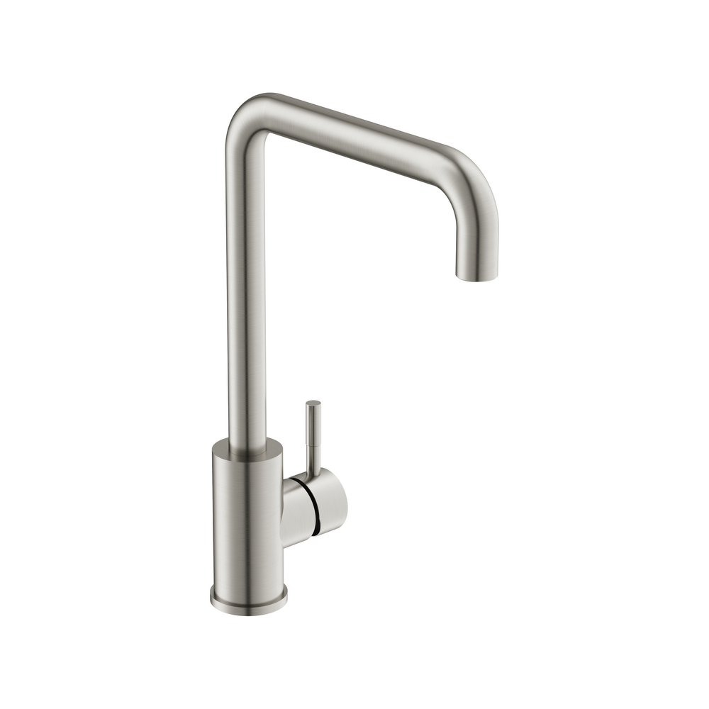 Смеситель для кухни COMO с п-образным изливом сатин