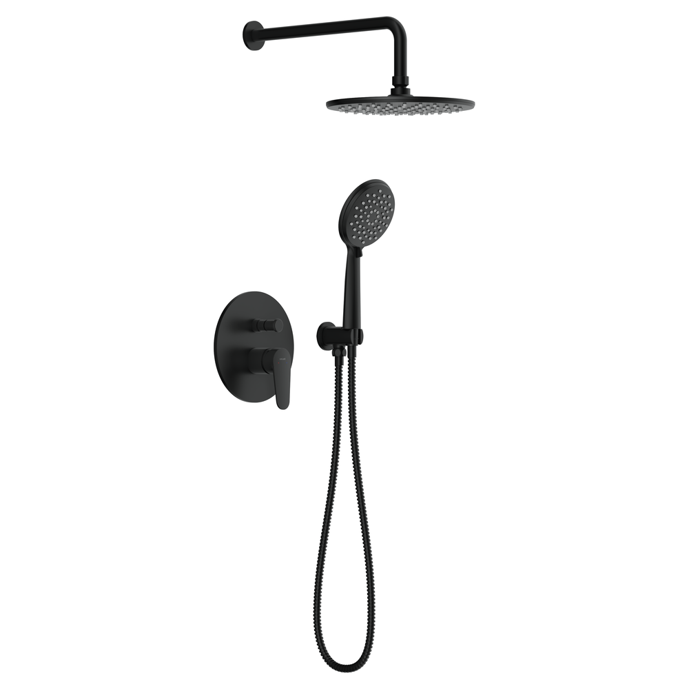 Душевая система LARA встраиваемая черный