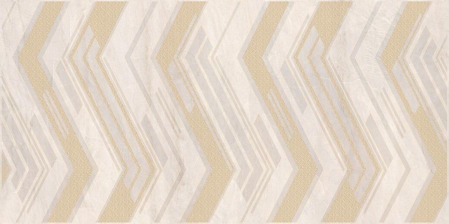 Декоративная плитка Azori 588862001 Atlas Light 31.5x63 бежевая глянцевая геометрия