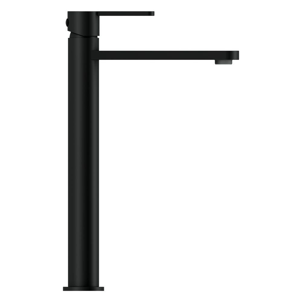 Смеситель для раковины высокий OLIVA черный