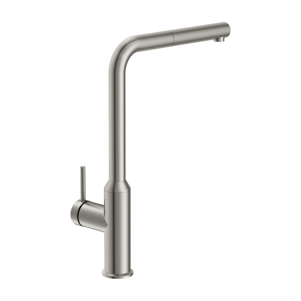 Смеситель для кухни FLAVIS с выдвижным изливом сатин