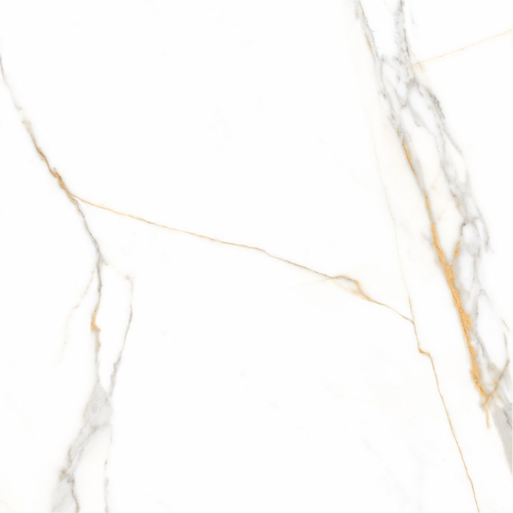 GT60607503PR Керамогранит Montecatini_GT Бел. 60x60 полир._ 1\51,84 (Global Tile) полированный под белый мрамор