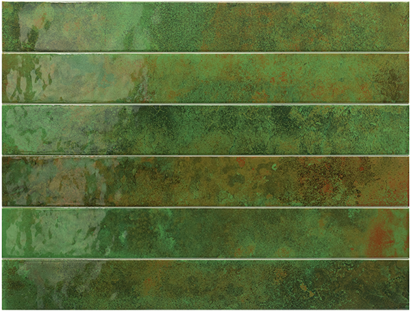 Плитка керамическая 31546 BALI Green 5х40 см (Equipe)