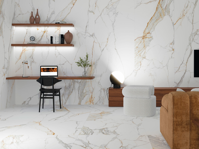 Гранит керамический PRALINE Gold NT/60Х120Х0,9/C/R 60х120х0,9 см