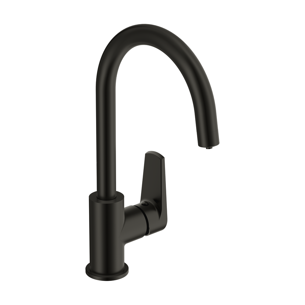 Смеситель для кухни MODUO однорычажный с подключением фильтра черный