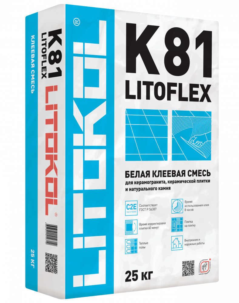 Клей LITOFLEX K81 (класс С2 Е) 25кг