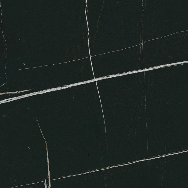 Керамогранит Meissen Keramik Desert Wind полированный черный ректификат 79,8x79,8 A16465