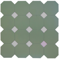 Фальш-октагон плитка-модуль под вставки 4.7*4.7 зеленый (007) 60*60, Keramark