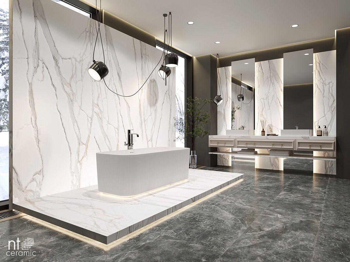 Керамогранит NTT3603C Calacatta Empire 120x280