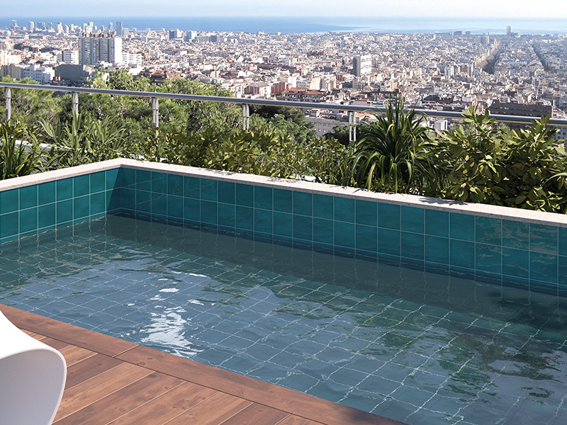 Гранит керамический 31564 SPA&POOLS Glacier 15х15 см (Equipe) для спа, бассейна