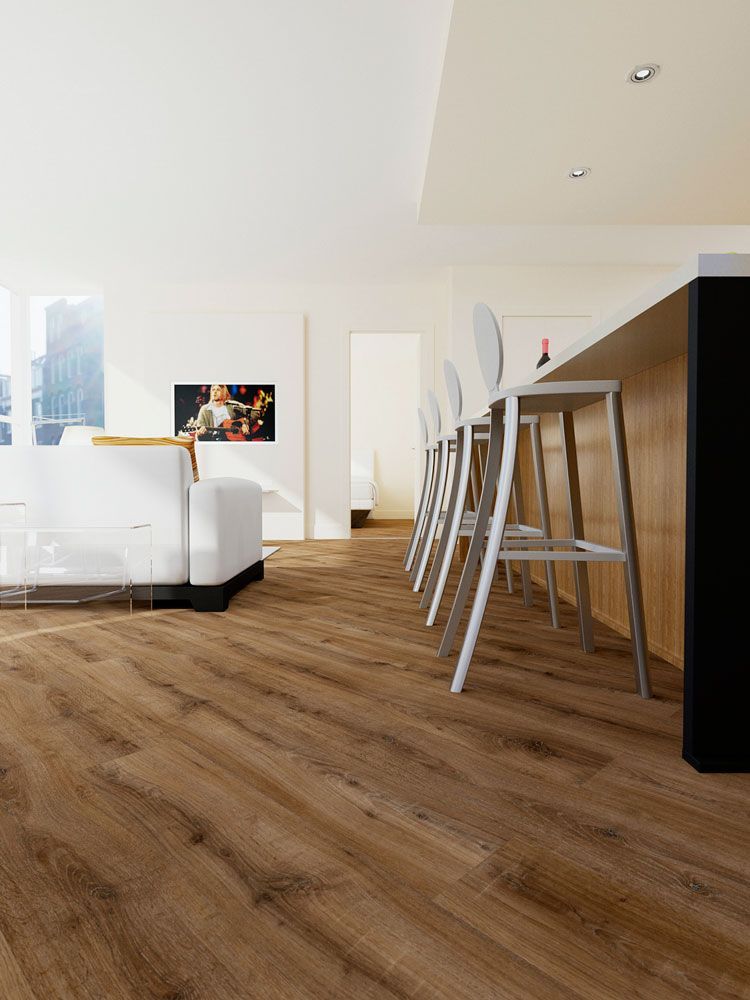 Кварц-виниловая плитка Fine Floor Light Дуб Саар FF-1373