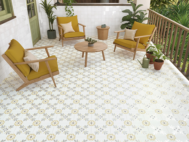 Гранит керамический LLEVANT YELLOW GARDEN LT 22,3х22,3 см