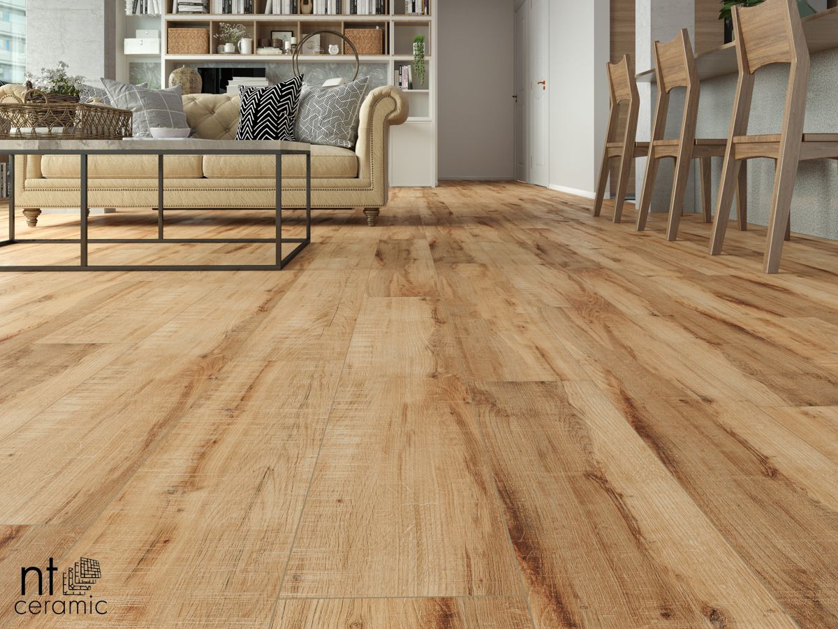 Керамогранит NTT93106M Wood Mocca Brown 20x120