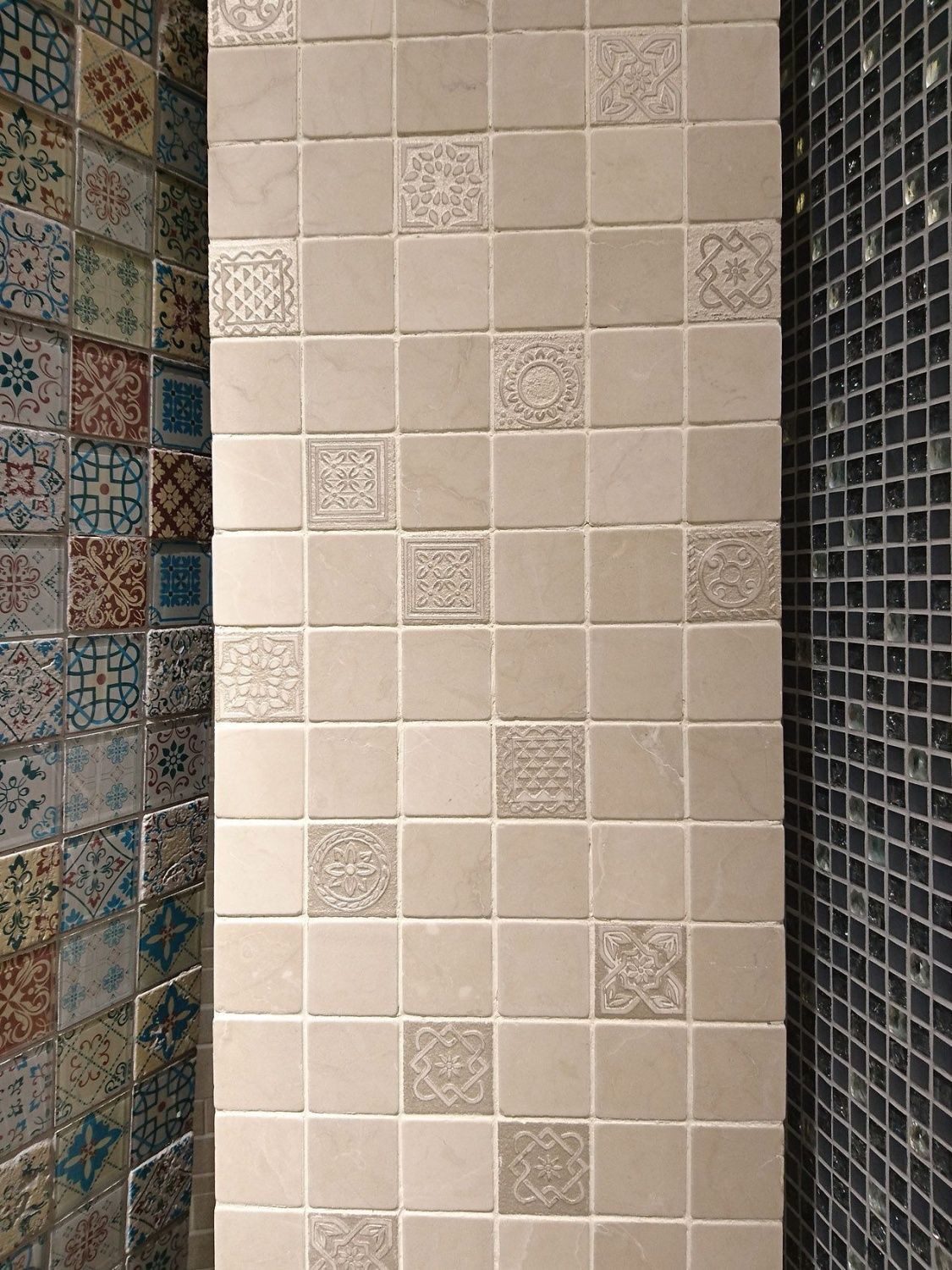 Мозаика из натурального камня Caramelle Mosaic Art Stone Art Santa Anna MAT 48x48x8