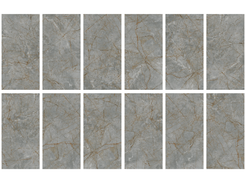 Гранит керамический K-2003/LR ICEBERG Grey 60x120х1 см (новый пакинг 30 кор.палл.)