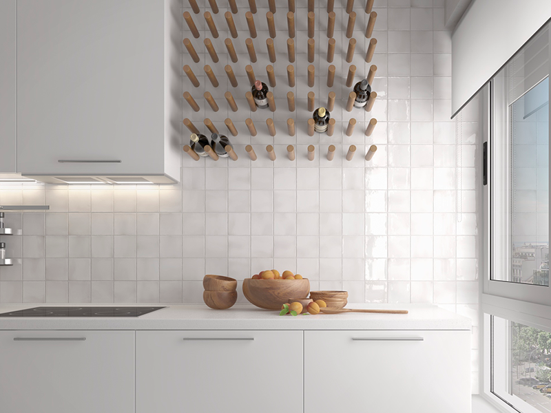 Испанская плитка кабанчик Equipe Manacor Плитка керамическая настенная 26919 MANACOR White 10х10 см