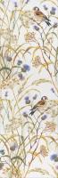 SST\A02\12105R Астория Птицы белый обрезной декор 25*75 , Керама Марацци