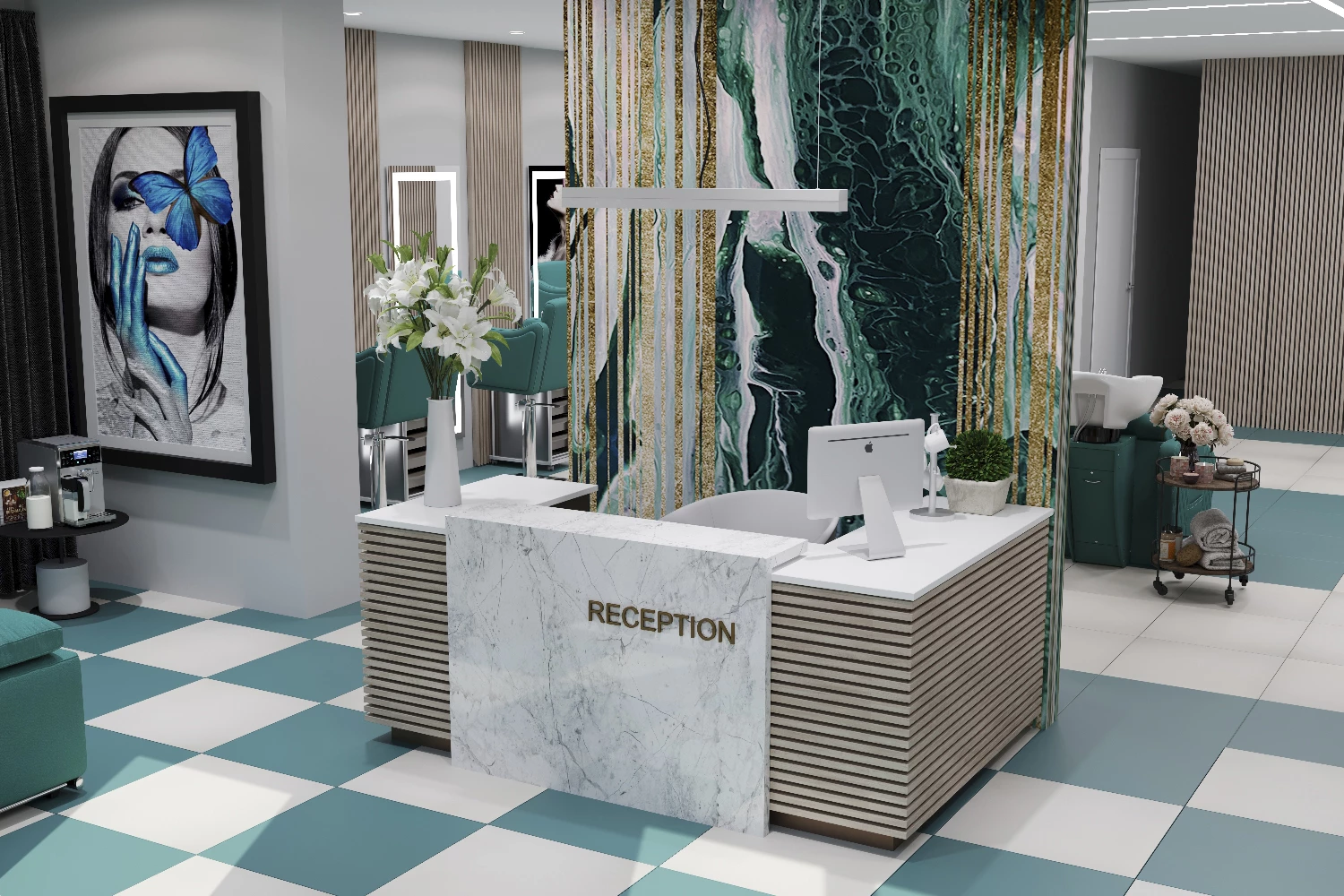 Керамогранит GTF400 Feeria зимний белый 120х60