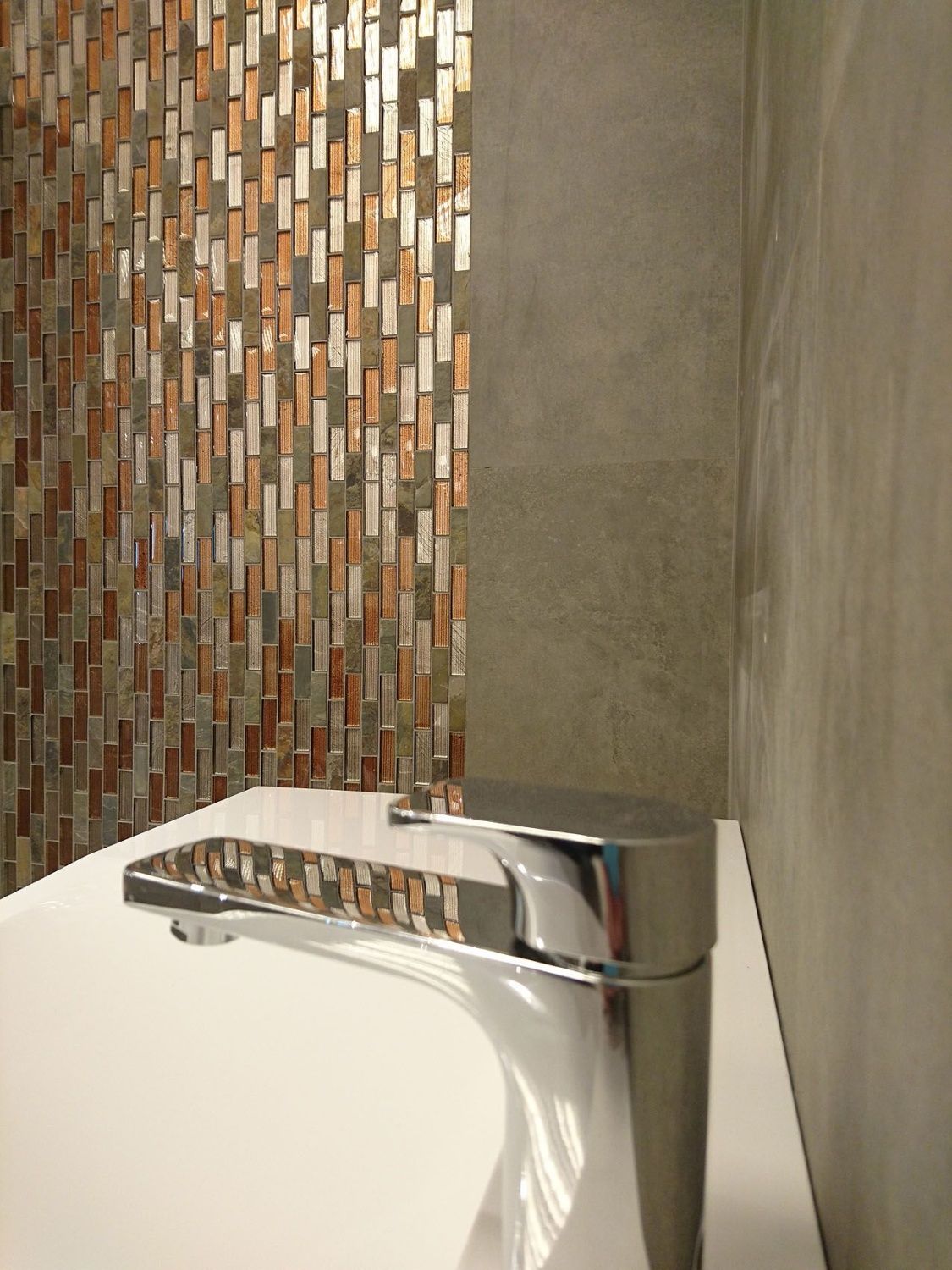Мозаика Alcantara Ruggine 23x73x8 (Caralelle Mosaic)