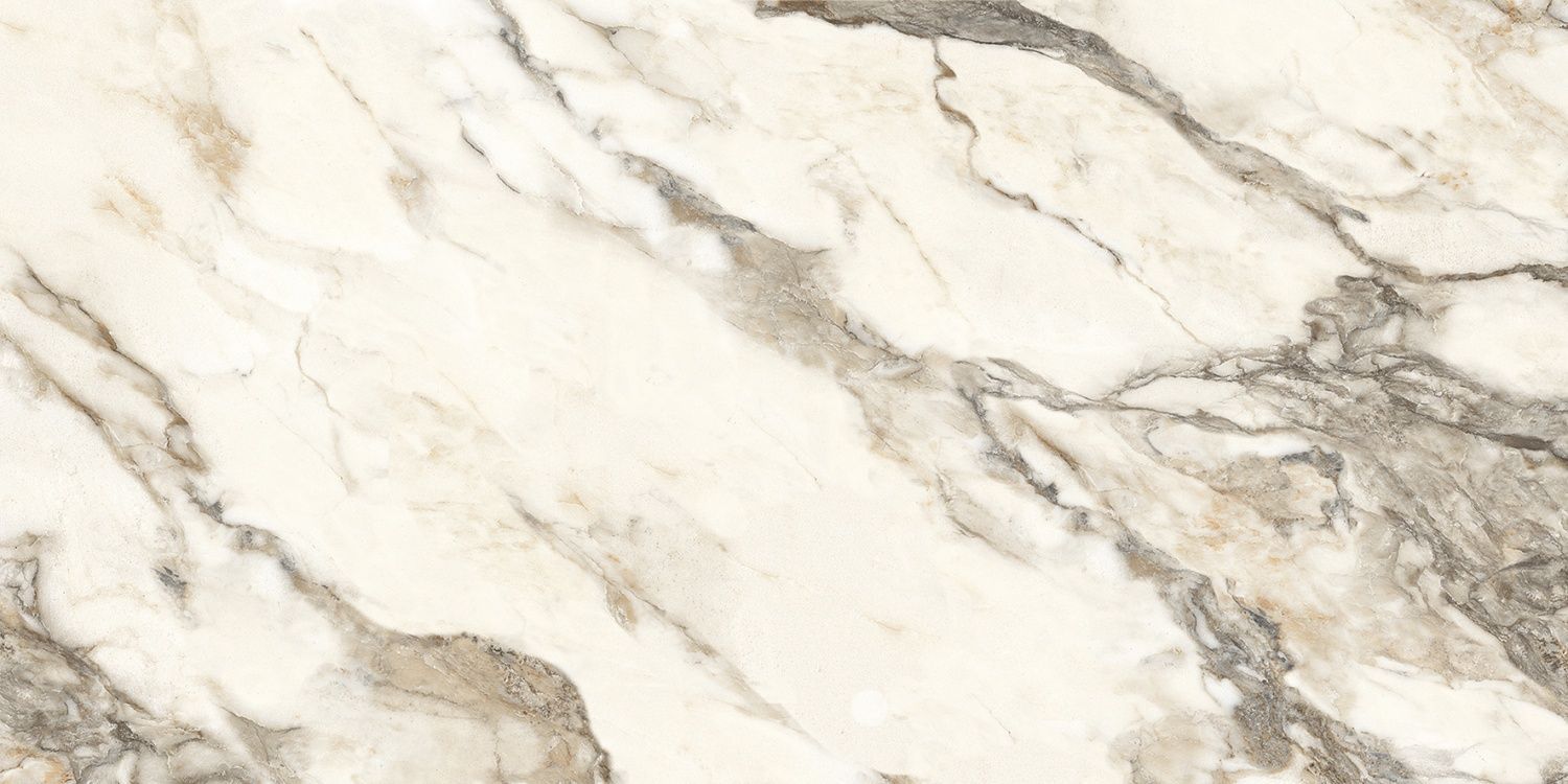 Calacatta Bronze Керамогранит белый полированный 60х120 под мрамор