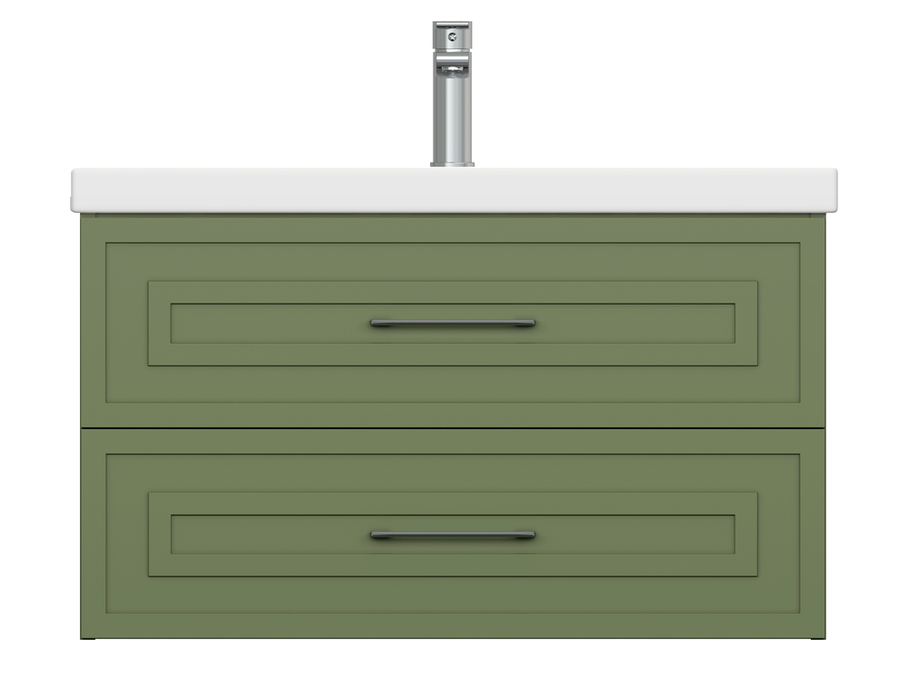 Тумба CLASSIC 80 зеленый матовый (Cersanit)