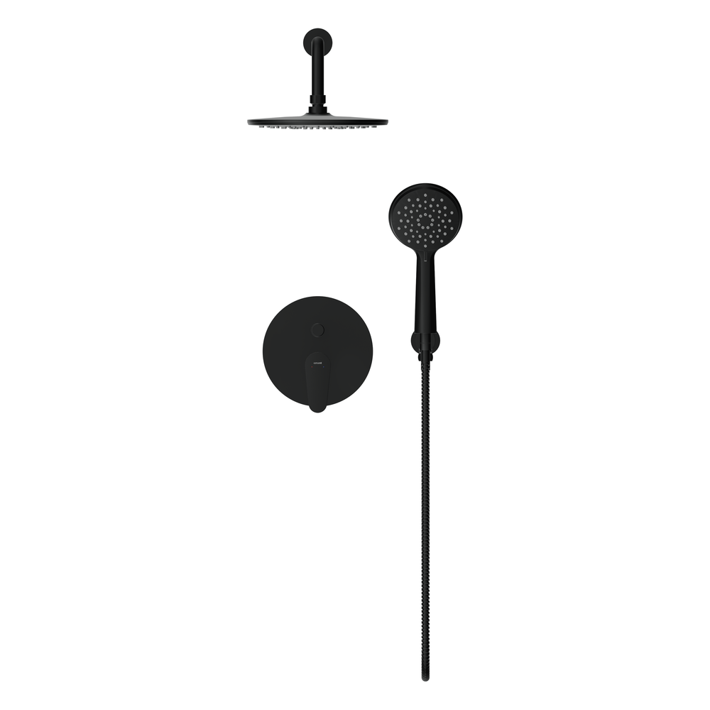 Душевая система LARA встраиваемая черный