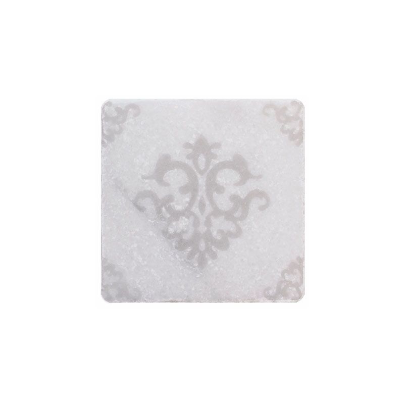 WHITE MOTIF №3 10x10 Stone4Home плитка из мрамора
