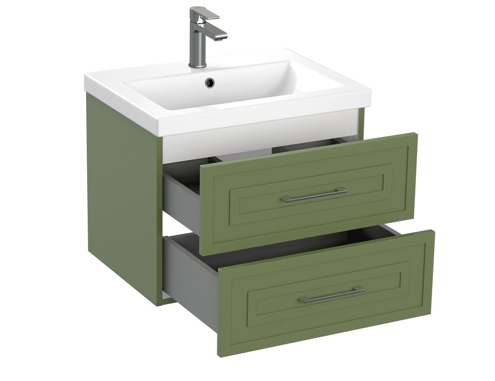 Тумба CLASSIC 80 зеленый матовый (Cersanit)