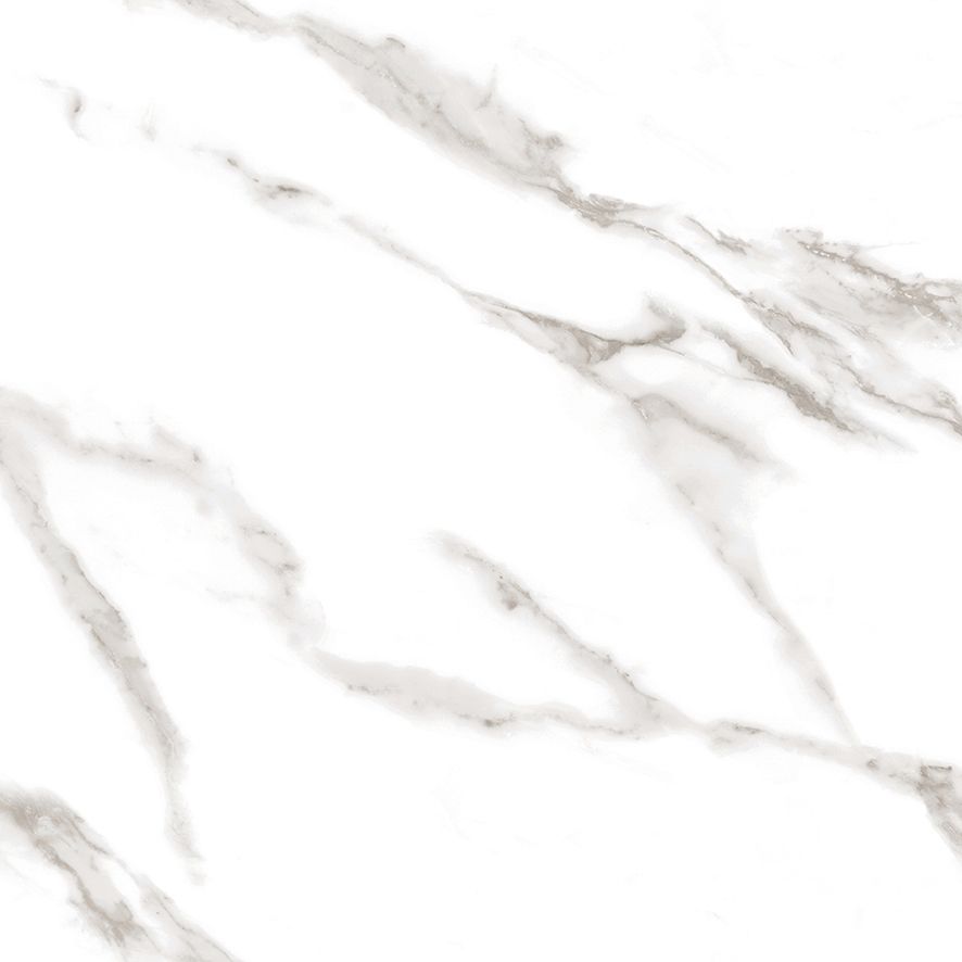 Calacatta Sharp Silver Керамогранит белый 60х60 Полированный