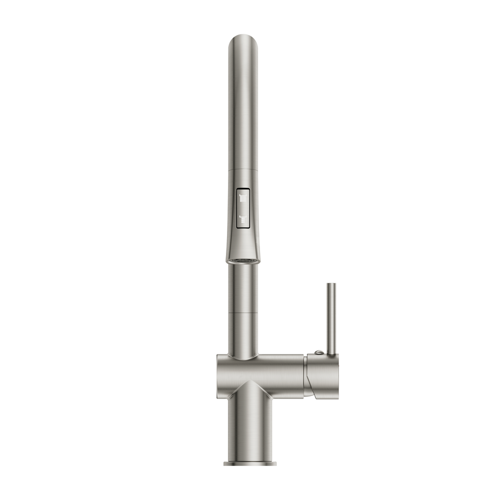 Смеситель для кухни MELAR с выдвижным изливом сатин