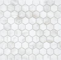 Шестиугольная мозаика Dolomiti bianco MAT hex 18x30x6 (Caramelle Mosaic)