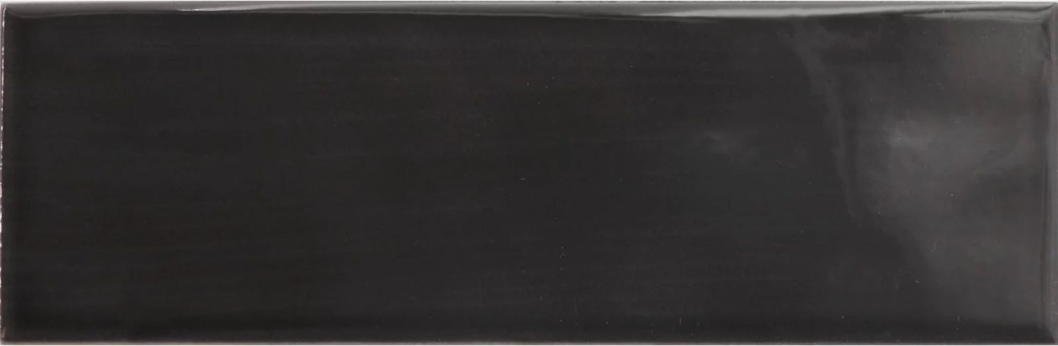 Equipe Island Настенная керамическая плитка Black 6.5x20 глазурованный глянцевый