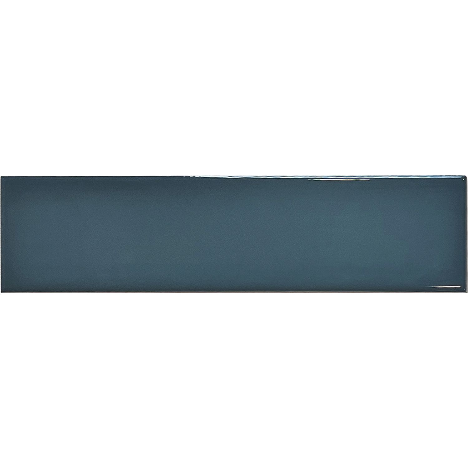 Керамическая плитка, BLUE 10x40, Monte (Smile Tile), глянцевая испанская плитка метро кабанчик