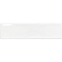 Керамическая плитка, WHITE 7.5x30, Liguria (Smile Tile), глянцевая испанская плитка метро кабанчик