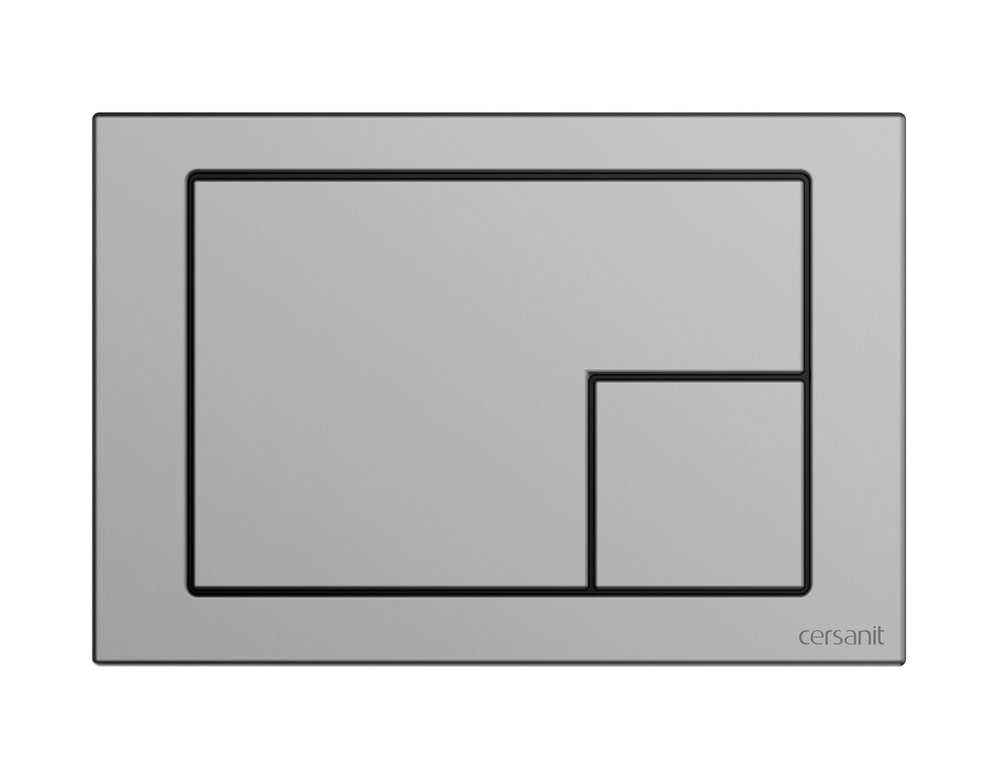 Кнопка CORNER пластик хром матовый (Cersanit)