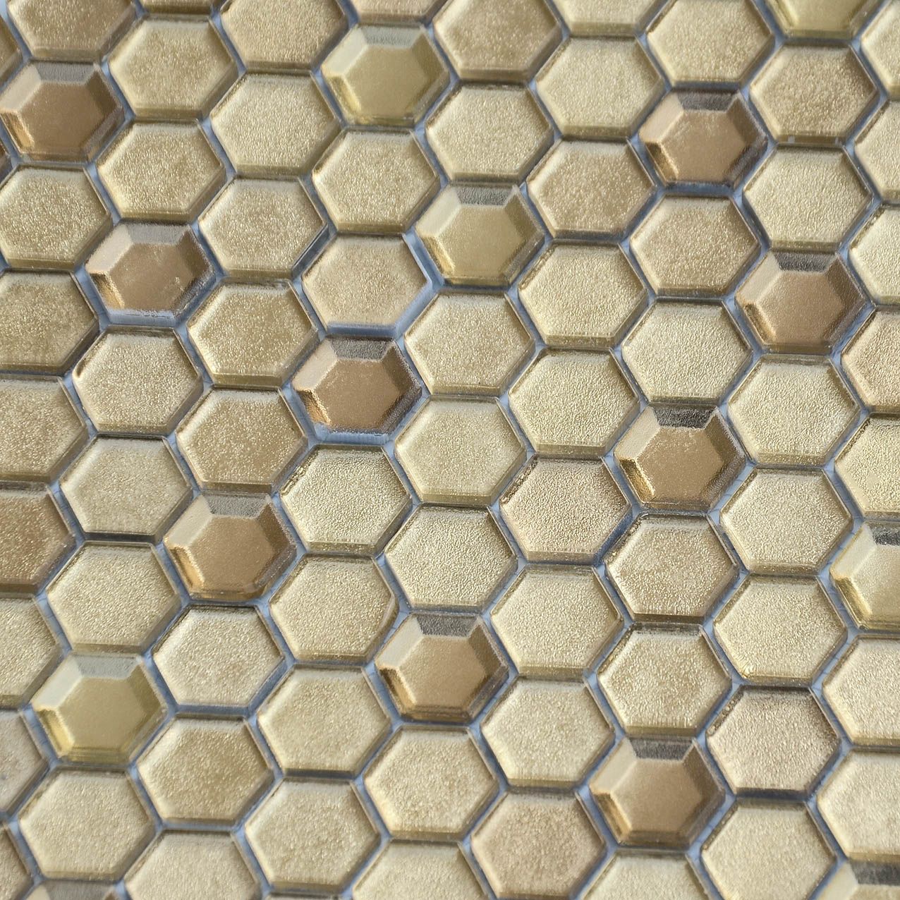 Мозаика Aureo grani hexagon 13x23x6 (Caramelle Mosaic)