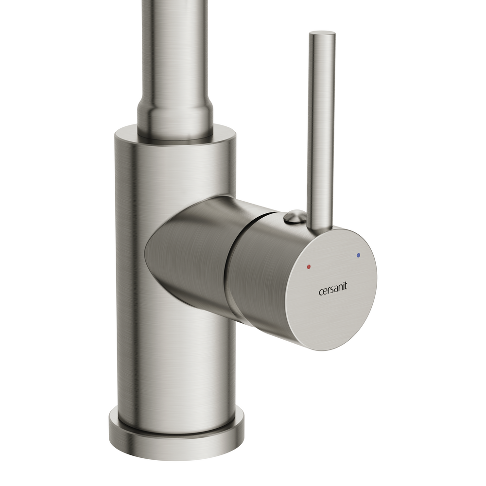 Смеситель для кухни MELAR с гибким изливом сатин