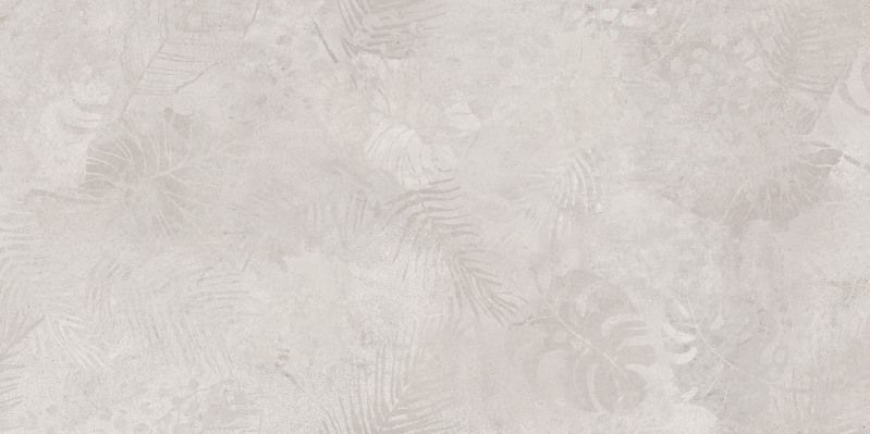 Керамогранит Meissen Keramik State листья серый ректификат 44,8x89,8 A16885