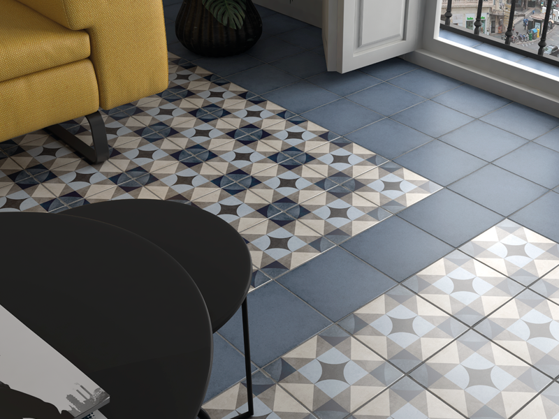 Гранит керамический 24392 ART NOUVEAU Woad Blue 20х20 см Equipe Ceramicas