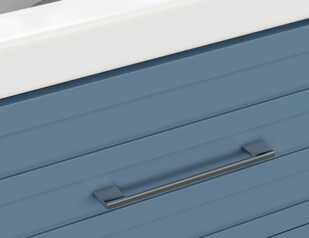 Тумба CLASSIC 80 голубой матовый (Cersanit)