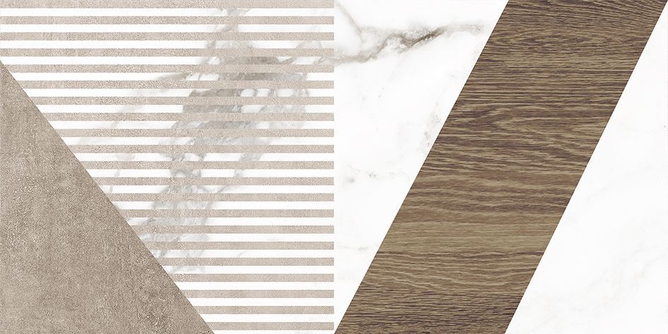 Savage Плитка настенная коричневый узор 34079 25х50