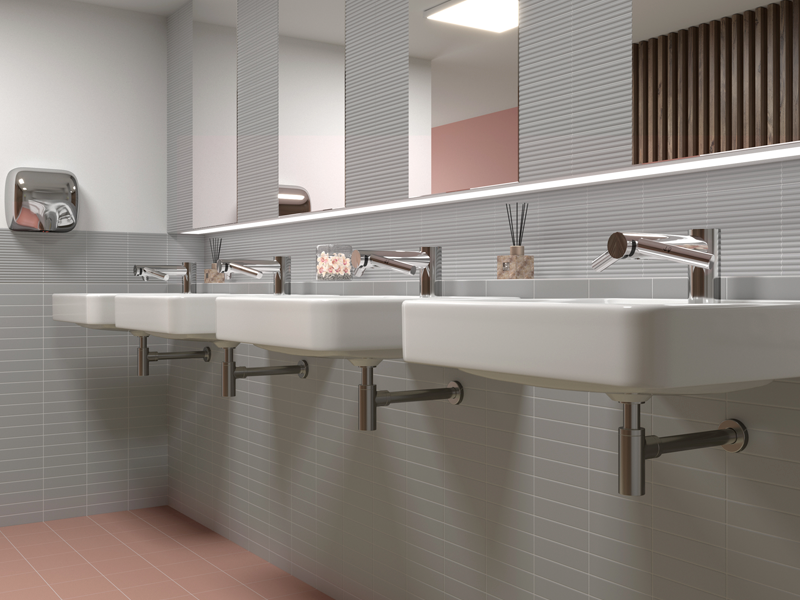 Плитка керамическая настенная 28459 COSTA NOVA Grey Matt 5x20 см (Equipe)