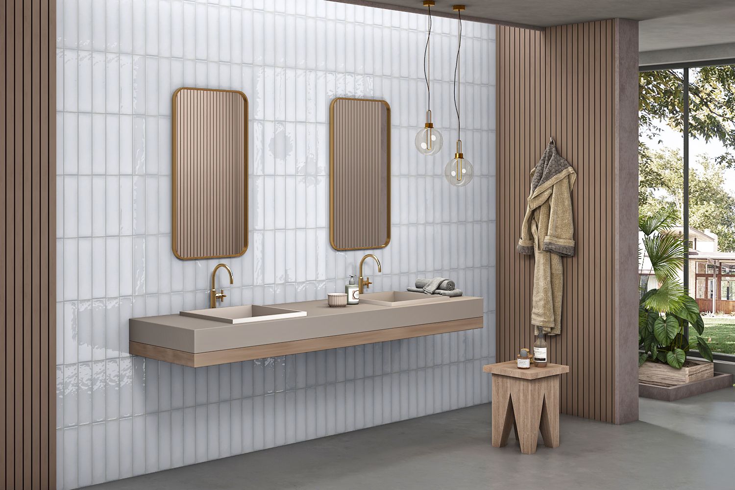 Керамическая плитка, WHITE 10x40, Monte (Smile Tile), глянцевая испанская плитка метро кабанчик