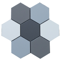 Выборг гексагоны серый микс (001/003/004/013) 29.2*28.1, Keramark