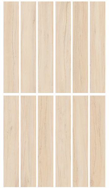 Гранит керамический K-2100/SR ALLEYA Beige 20х120х1,1 см