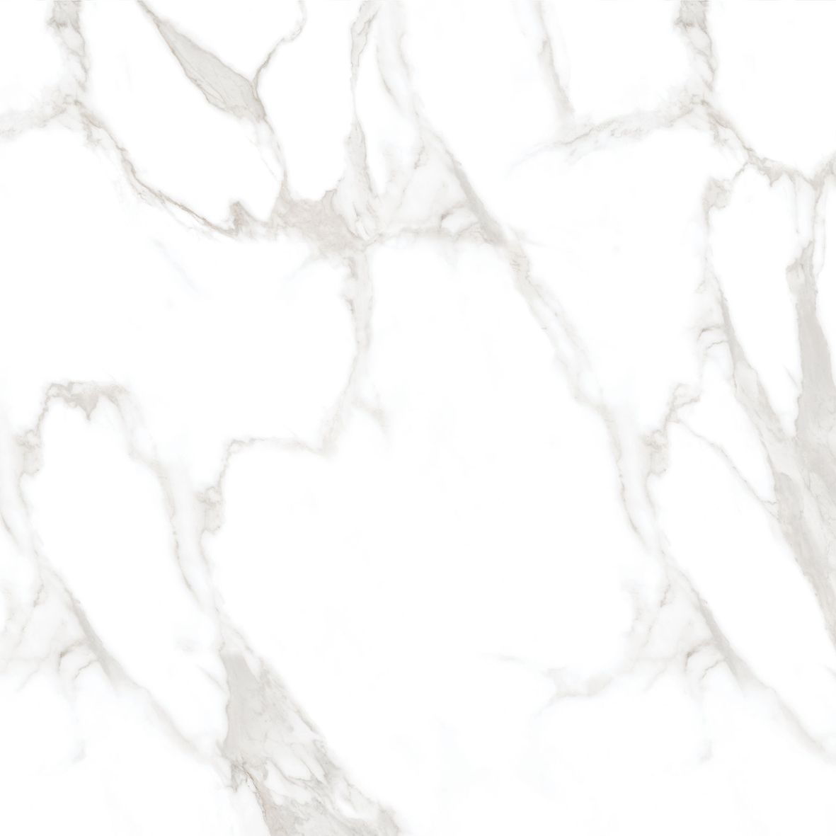 Statuario Perfect Silver Керамогранит белый 80х80 Полированный