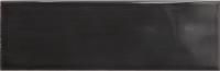 Equipe Island Настенная керамическая плитка Black 6.5x20 глазурованный глянцевый