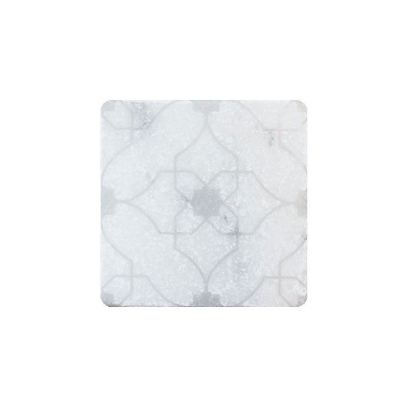 WHITE MOTIF №7 10x10 Stone4Home плитка из мрамора