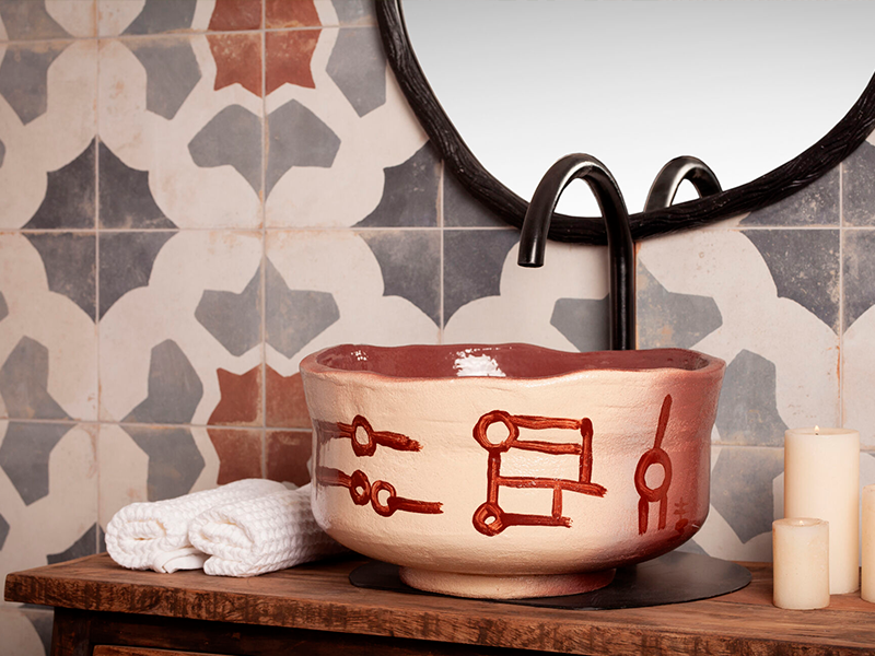 Плитка керамическая напольная FS FARFALLA BLUE 45х45x0,95 см